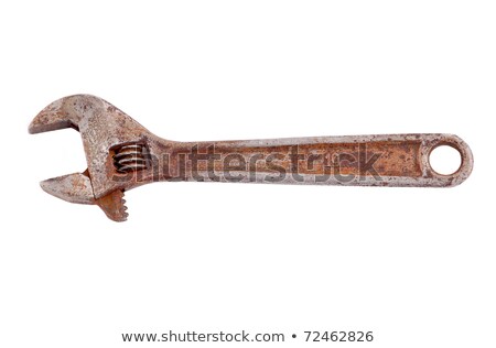 [[stock_photo]]: Old Rusty Wrench