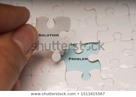 Stok fotoğraf: Puzzle With Word Quality