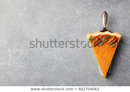 ストックフォト: Tasty Pumpkin Pie Tart Made For Thanksgiving Day In A Baking Di