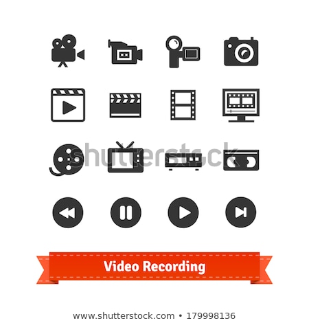 Сток-фото: ифровая · видеокамера · вектор