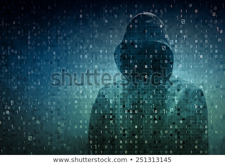 Stock photo: Mysterious Man With Security Concept