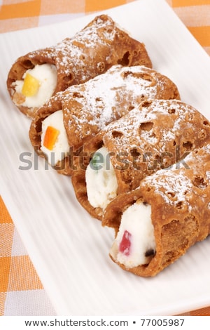 Stock photo: Original Mini Sicilian Cannoli