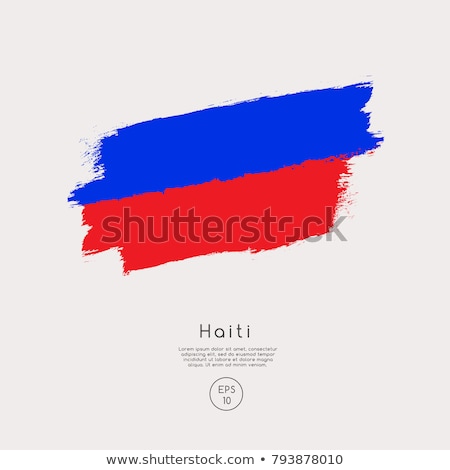 ストックフォト: Grunge Flag Of Haiti