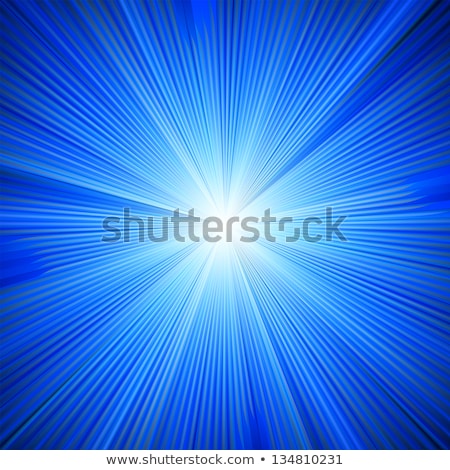 Foto stock: A Blue Color Design With A Burst Eps 8