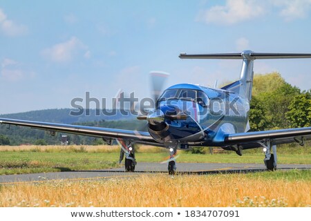Stock fotó: Turboprop Passenger Airplane