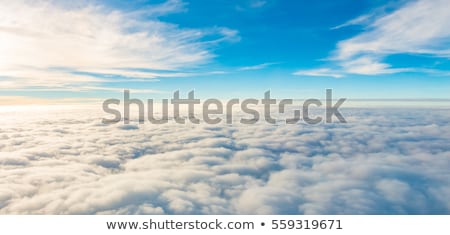 ストックフォト: Airplane Above Clouds