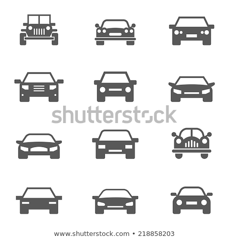 Сток-фото: Old Car Icon Set