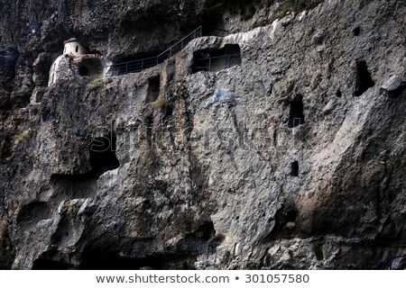 Vanis Qvabebi Cave Monastery In Georgia Сток-фото © Taigi