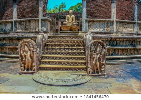 Stock photo: Entrance To The Old Vatadage Palace From 12th Century