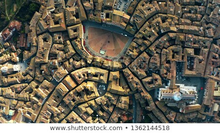 Stok fotoğraf: Picturesque View Of Siena Cathedral