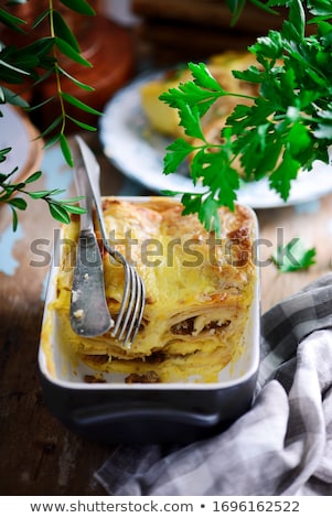 [[stock_photo]]: Crepes With Sausage And Benedict Eggs Selective Focus