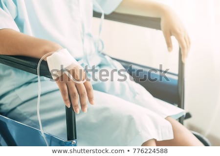 Zdjęcia stock: Female Patient Sitting In A Wheelchair For Patients