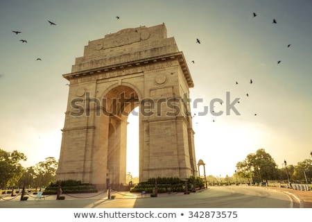 Stok fotoğraf: The Famous India Gate In New Delhi India