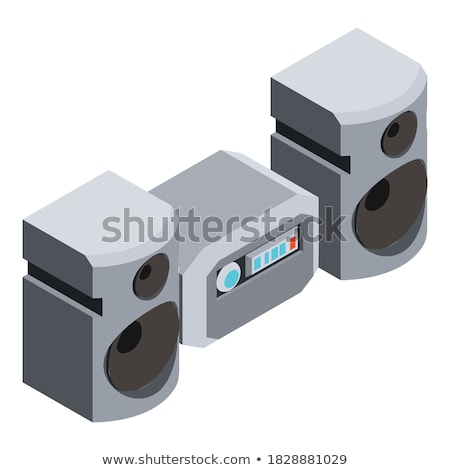 Stockfoto: Iddenconsole · van · hifi-audiosysteem