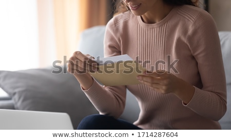 Stock fotó: Business People Holding Envelope