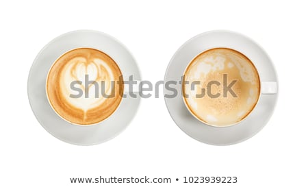 Foto stock: Empty Cup And Saucer With Hearts