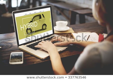 Foto stock: Website Services Concept On Laptop Screen