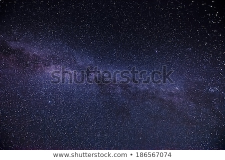 Zdjęcia stock: A Night Sky Full Of Star And Visible Milky Way