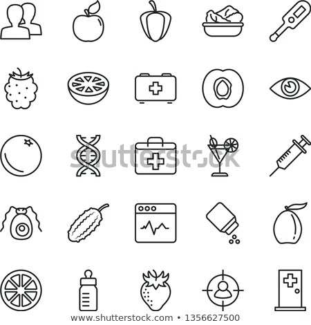 [[stock_photo]]: Eye Icon With Agriculture Set