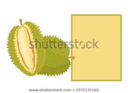 [[stock_photo]]: Durian Exotic Juicy Fruit Unusual Flavour Poster