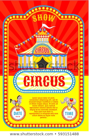 Stock fotó: Circus Vector Illustration Design