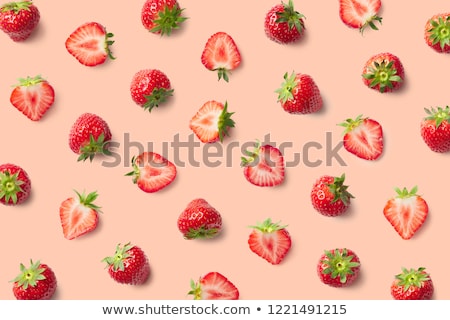 Сток-фото: Fresh Strawberry Background Horizontal