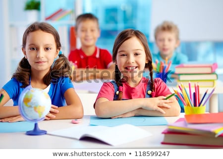 Two Children In Classroom Stock photo © Pressmaster