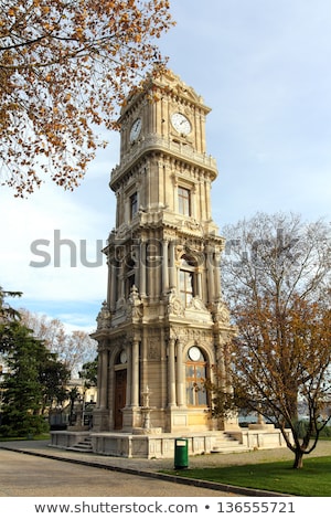 Foto stock: Dolmabahce Palace At Winter - Istanbul