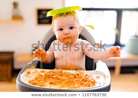 [[stock_photo]]: Spaghetti Baby