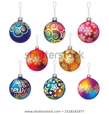 [[stock_photo]]: Background With Stars And Christmas Ball Eps 8