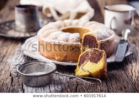 Zdjęcia stock: Traditional Marble Cake