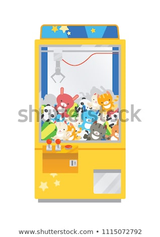 Foto stock: Arcade Game Machines With Dolls