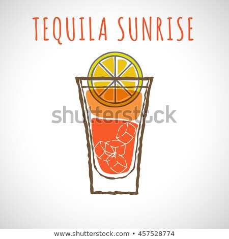 Zdjęcia stock: Tequila Sunrise Coctail