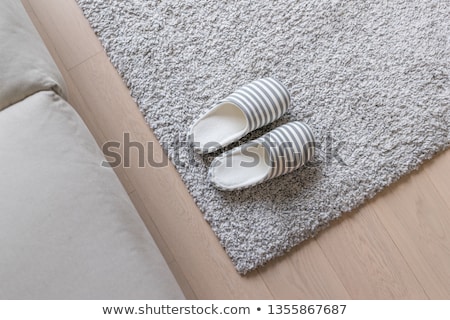 Stockfoto: Pair Of Home Slippers
