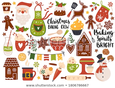 Stockfoto: Christmas Gingerbread Icon