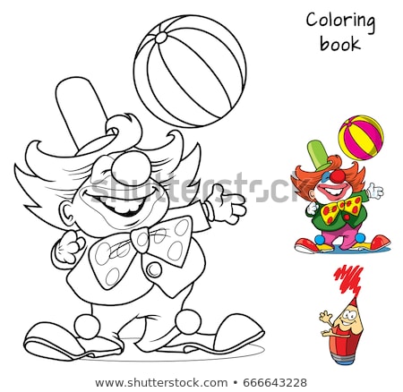 Stock photo: Children At The Ball Of Costumes Color Book