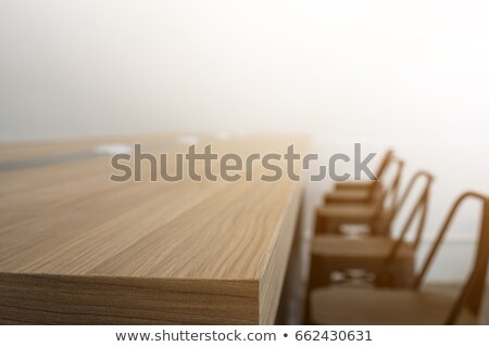 Stockfoto: Empty Business Conference Room Before Meeting In Sunny Office