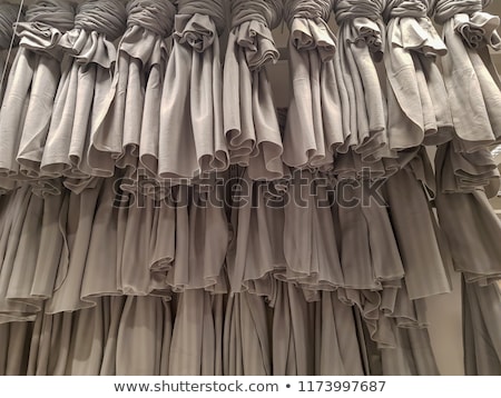 Foto stock: Gray Ruffled Skirt Pleated Texture