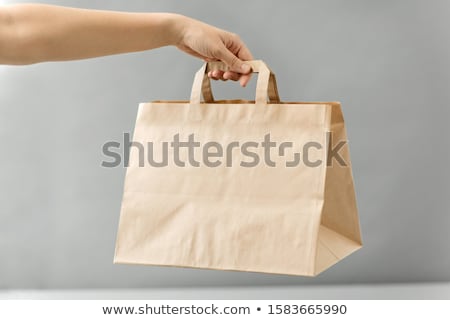 Foto stock: Part Of A Paper Bag