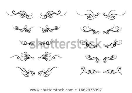 ストックフォト: A Set Of Celtic Floral Decoration Or Tattoo Art