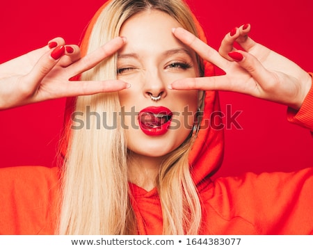 Stock photo: Studio Portrait Of A Sexy Blond