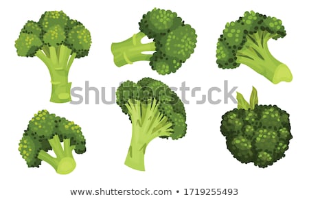 Foto stock: Fresh Heads Of Broccoli