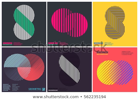 Foto stock: Clean Minimal Lines Pattern Vector Design