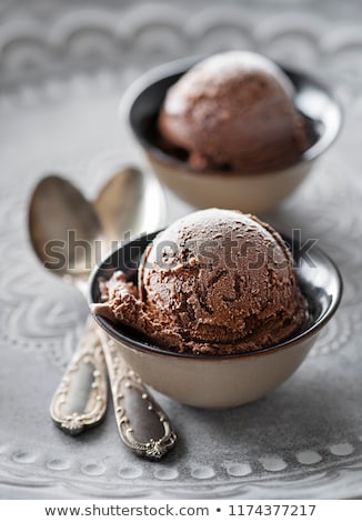 ストックフォト: Homemade Coffee And Chocolate Ice Cream