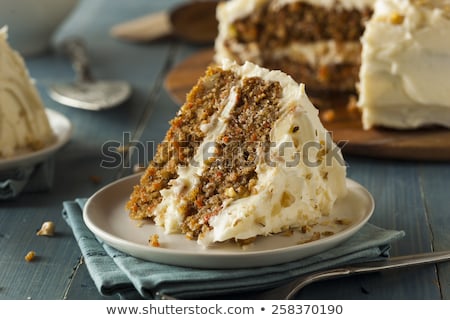 Stockfoto: Carrot Cake With Frosting