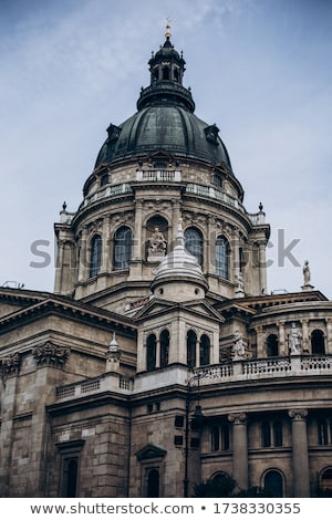 Stok fotoğraf: Architectural Detail Of A Building On The Main City Center Street Of Amsterdam In Netherlands