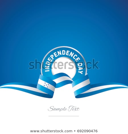 Stock fotó: Abstract Background With The Honduras Flag