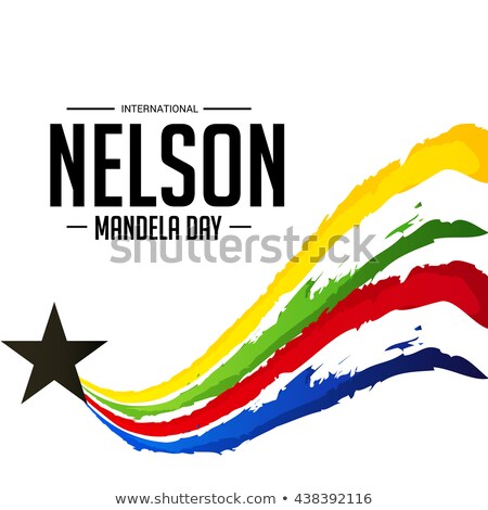 Stockfoto: Nelson Mandela Stamp