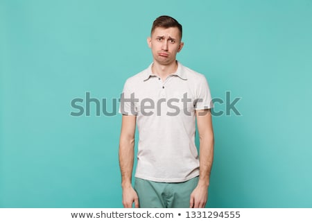 Zdjęcia stock: Depressed Man Portrait