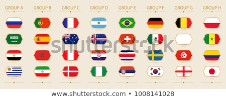 Foto stock: France And Uruguay Flags